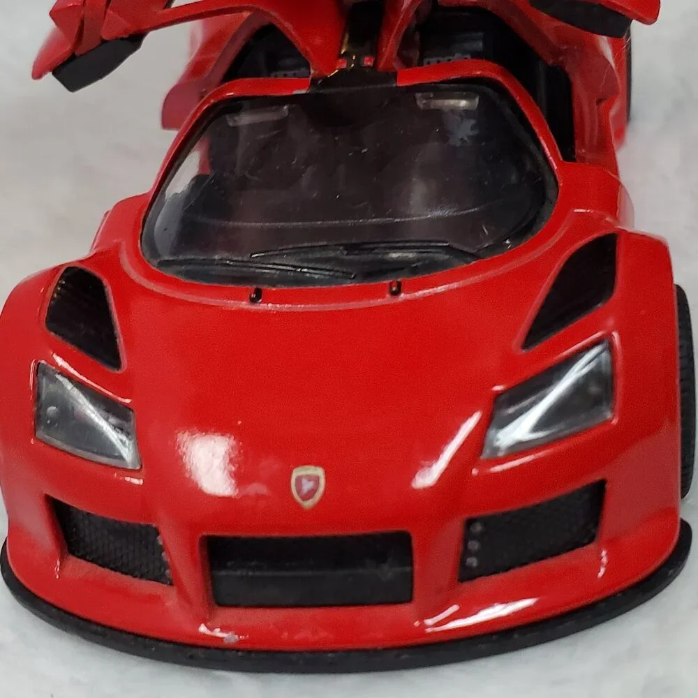 Red Gumpert Apollo Sport Pull Back Car Toy Kinsmart 5